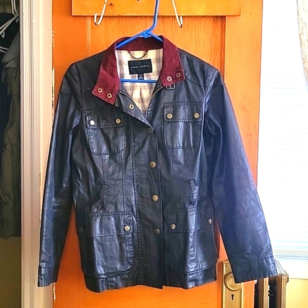 Banana Republic waxed cotton jacket